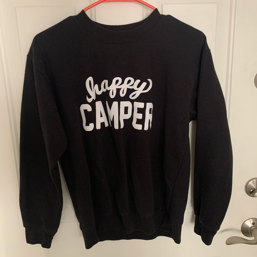 Sub Urban Riot “Happy Camper” graphic sweatshirt